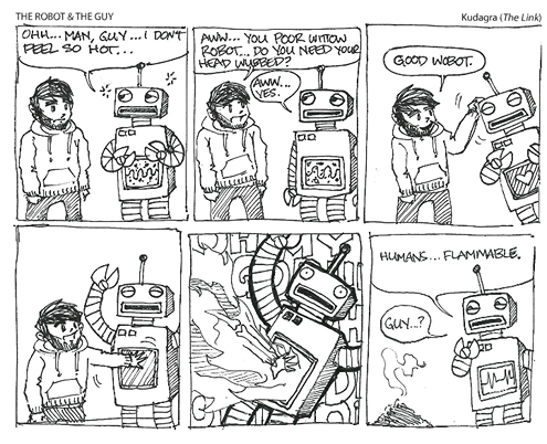 Comic - Robot Guy Rub