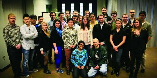 Candidates gather for a group shot at pre-election meeting Candidates gather for a group shot at pre-election meeting