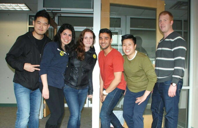 New student representatives pose for a victory shot. New student representatives pose for a victory shot. — Neetu Garcha