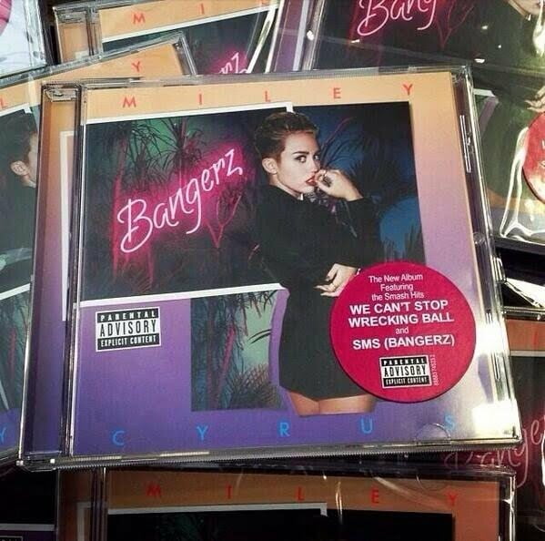 Miley Cyrus shatters her Disney image with her latest album, Bangerz. RCA.