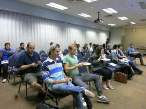 Student Councillors at the Oct. 7 meeting. 