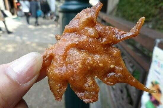 The Deep Fried Maple Leaf is apparently a delightful delicacy in Japan. How long before a Canadian gets all over this and develops their own maple-flavoured batter? We DO have the resources...