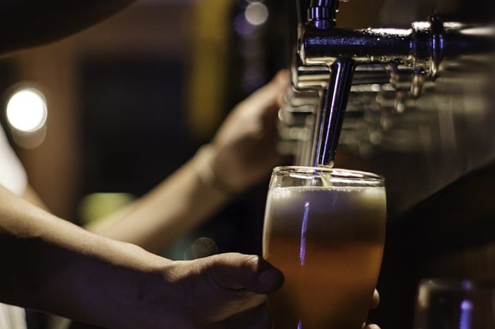 Beer on tap