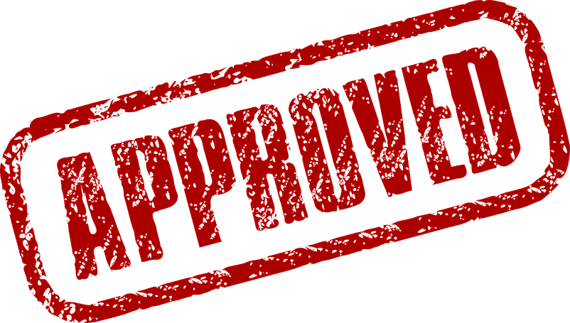 Approved stamp