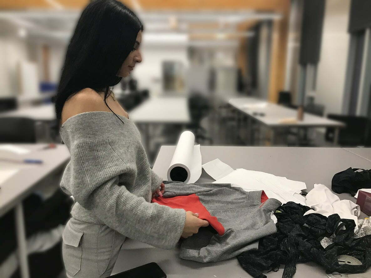 Folding clothes