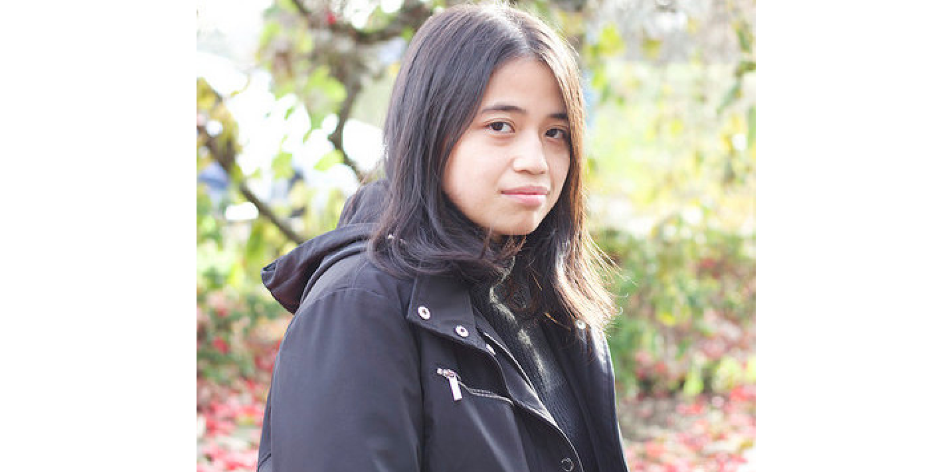 Woman looking at camera