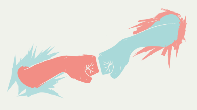 mixkit-fist-bump-between-two-people-414-original Fist bump