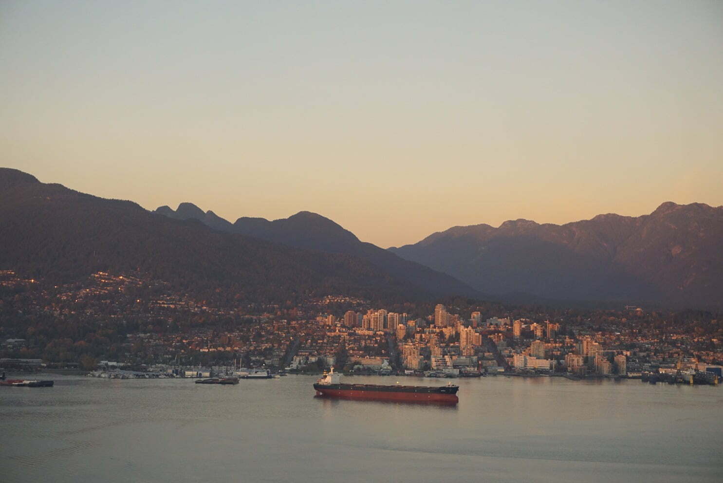 Frieght boat on water