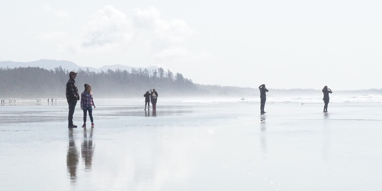 People on a beach