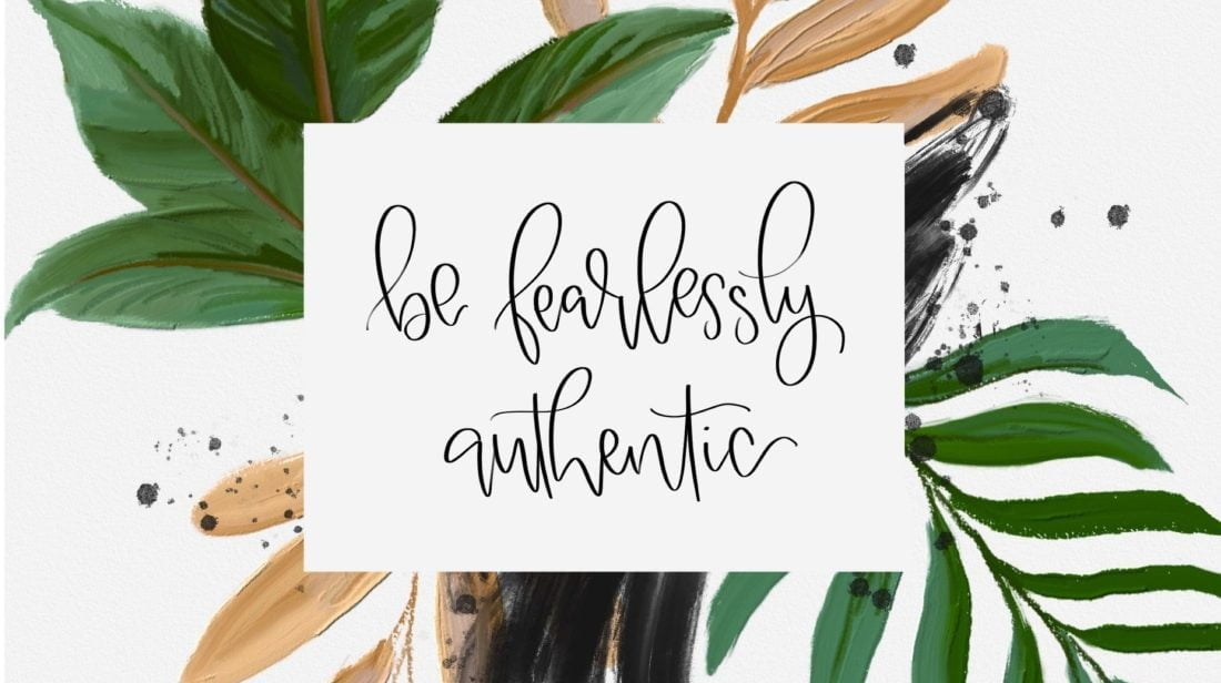 be fearlessly authentic logo