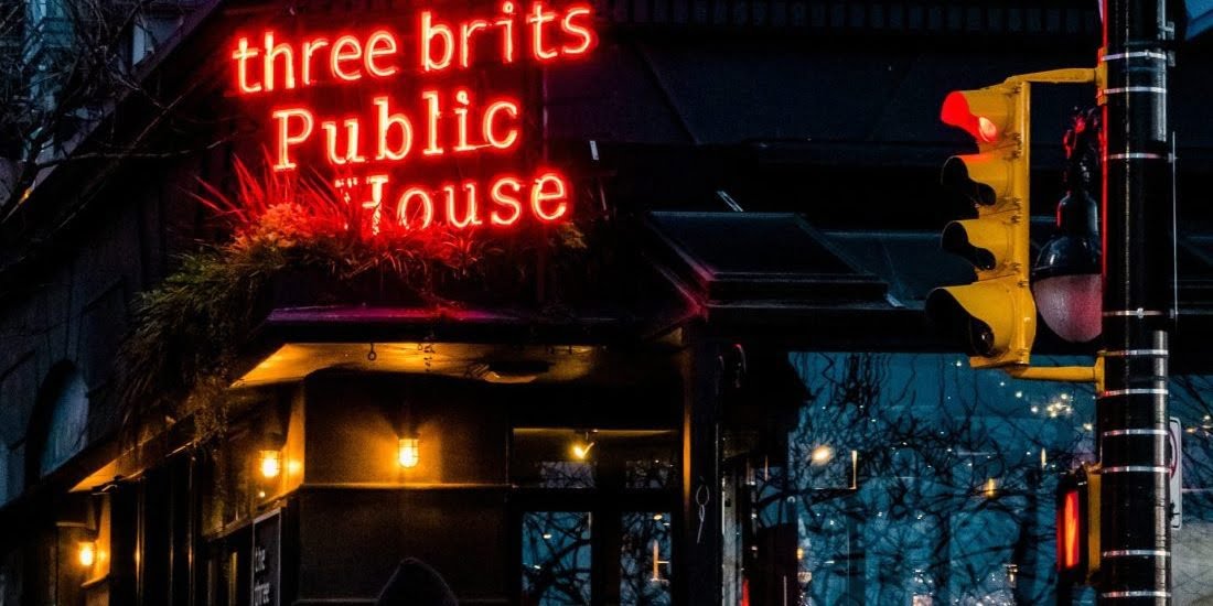 The three brits public house exterior