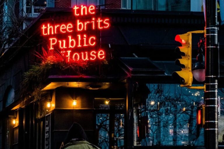 The three brits public house exterior
