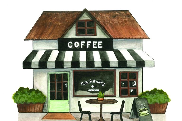 cafe illustration