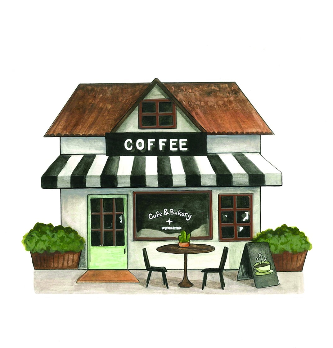 cafe illustration
